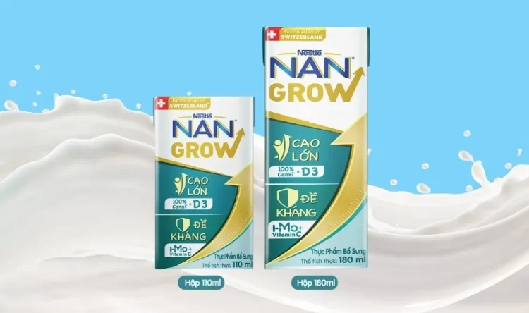 Dòng sữa bột pha sẵn có thể sử dụng hằng ngày